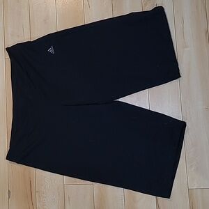 Adidas Women's large black long shorts